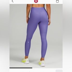 Purple SenseKnit HighRise running tight LULULEMON